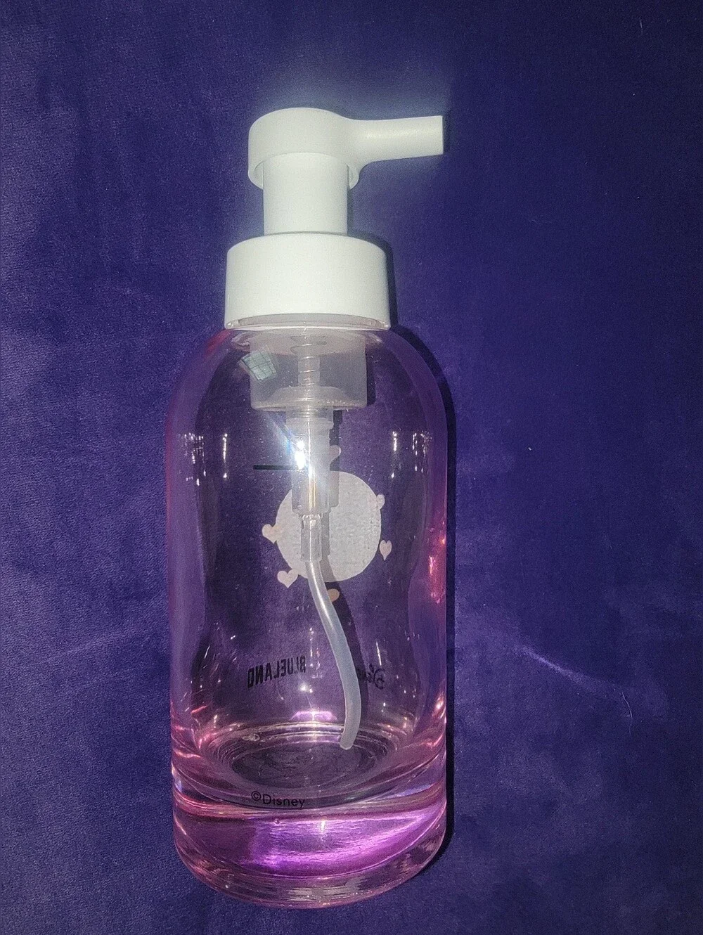 Minnie Mouse Blueland Glass Soap Dispenser